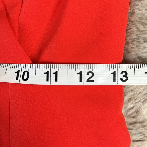 ASOS DESIGN | Twist Front Strappy Culotte Jumpsuit in Red - Picture 10 of 15